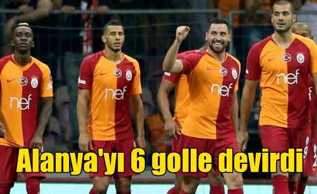 Galatasaray Alanya kalesini delik deşik etti; 6 - 0