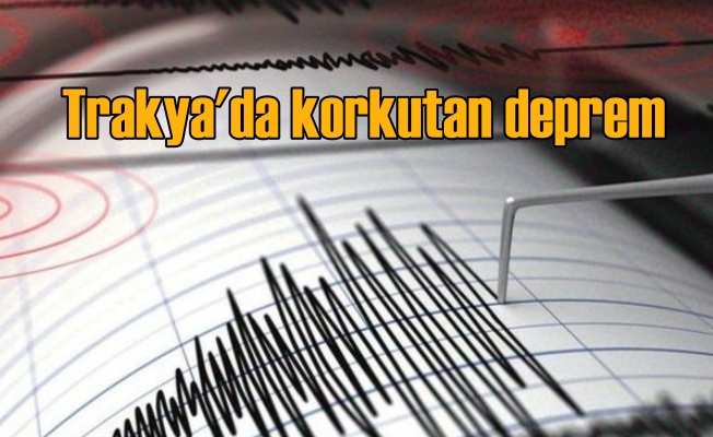 Keşan'da korkutan deprem: Keşan 3.7  ile sallandı