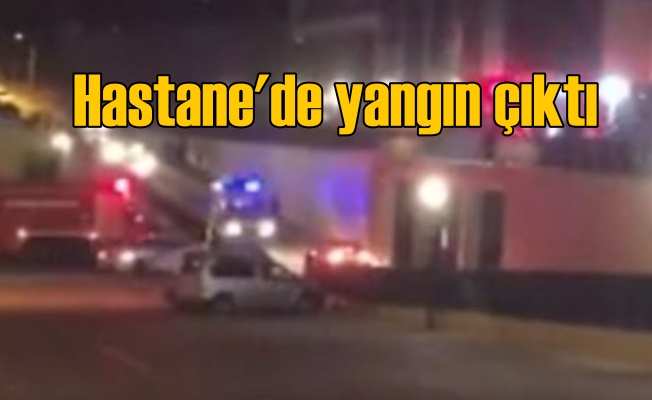 Sultanbeyli Devlet Hastanesi'nde yangın paniği