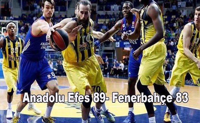 Anadolu Efes, Fenerbahçe'yi  16 sayı geriden gelerek yendi