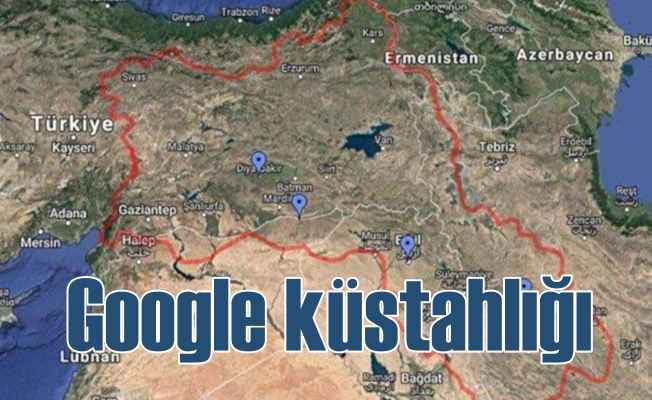 Google, Türkiye'nin yarısına 'Kürdistan' kurdu