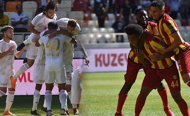 Malatya'da 8 gol bir penaltı maça damgasını vurdu