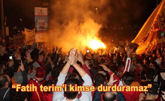 Galatasaray taraftarları TFF'yi protesto etti  