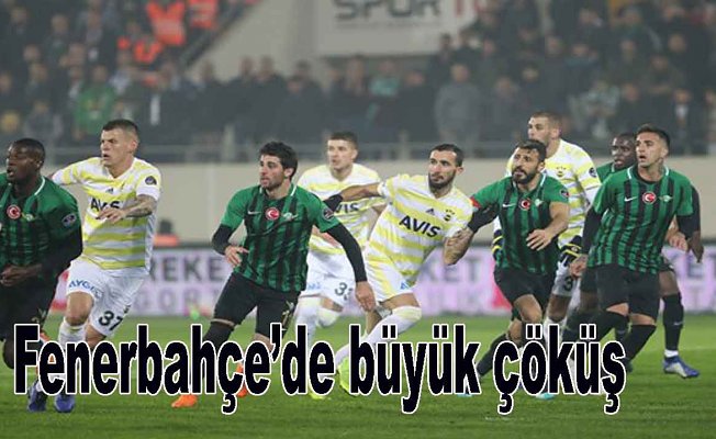 Fenerbahçe dibe vurdu