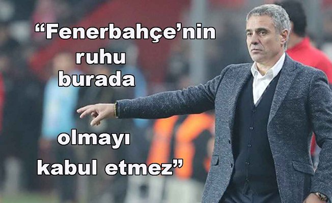 Yanal "Fenerbahçe şeklen buradadır"