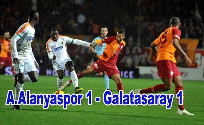 Galatasaray 1 puanı zor kurtardı