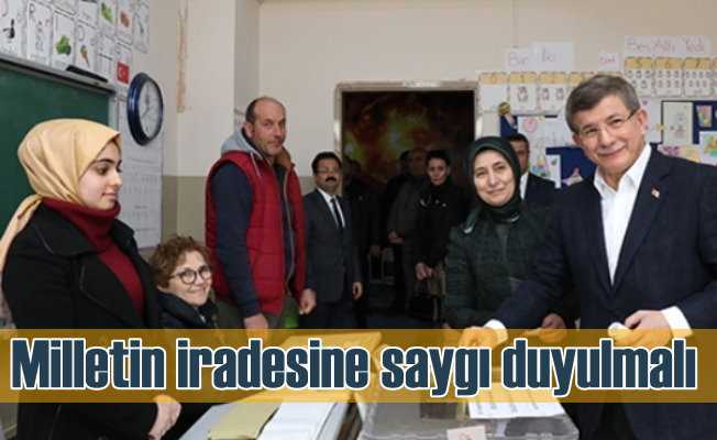 Ahmet Davutoğlu yerel seçimleri ilk kez değelendirdi 