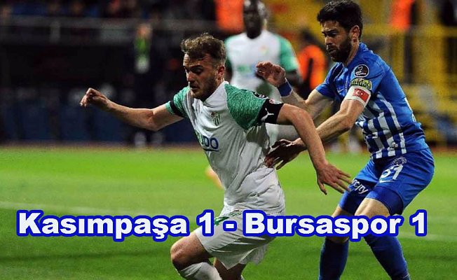 Bursaspor puan kaybetmeye devam ediyor