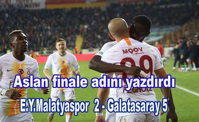 Galatasaray kupada finalde