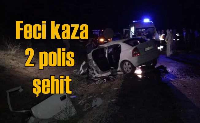 Tokat Artova'da feci kaza, 2 polis memuru şehit