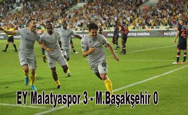 EY Malatyaspor, M.Başakşehir'e gol yağdırdı