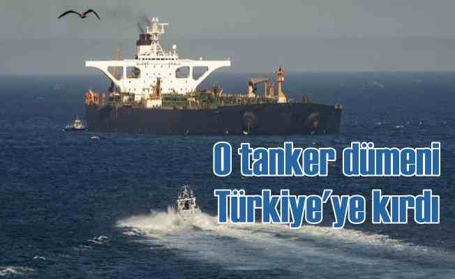 İran tankeri, Türkiye'ye dümen kırdı
