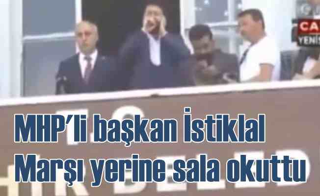 Bursa'da yeni bir skandal | İstiklâl Marşı yerine Sal'a