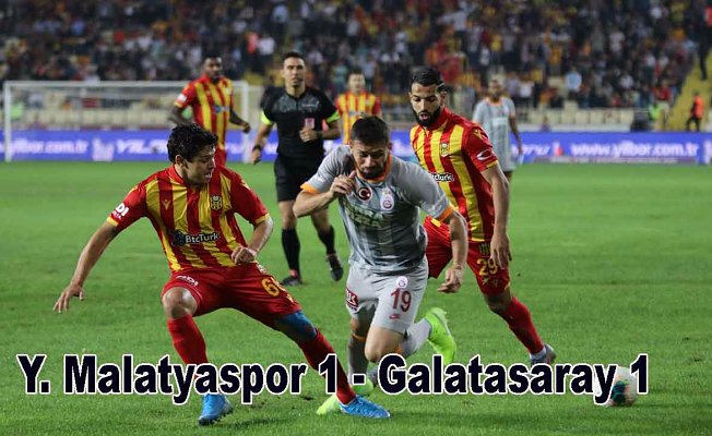 Galatasaray, Malatya deplasmanında son dakikada yıkıldı