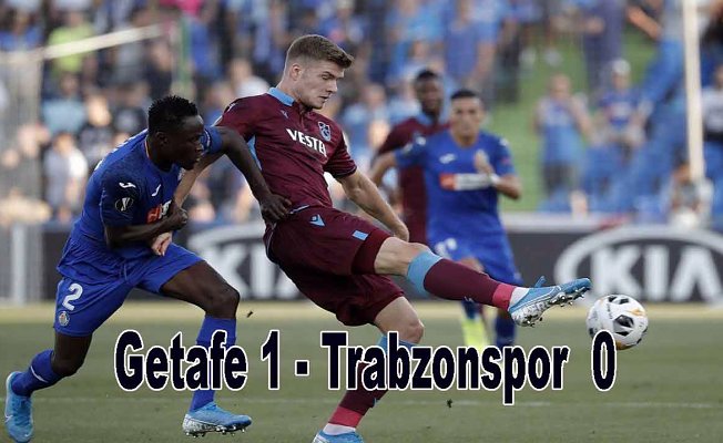 Trabzonspor deplasmanda yenildi