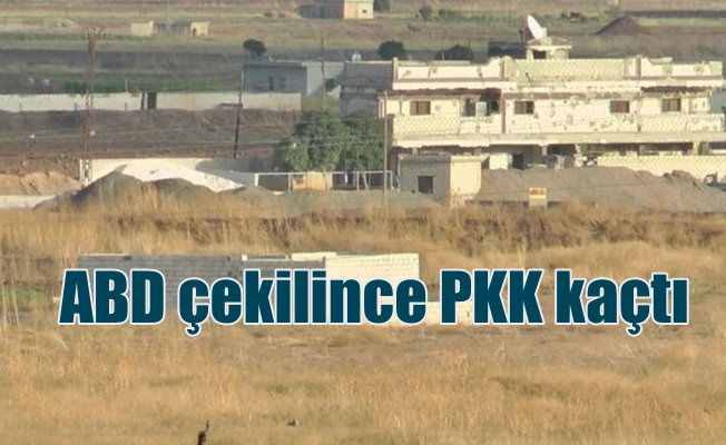 ABD askerleri çekilince PKK'lı teröristler kaçtı