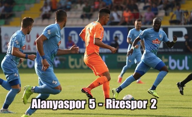Lider Alanyaspor, Rizespor'u farklı yendi