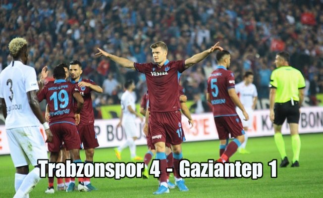 Trabzonspor zirveye oturdu