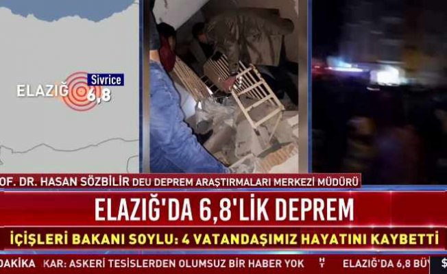 Elazığ'da deprem, 6.8 Doğu Anadolu Bölgesini salladı, 18 can kaybı var