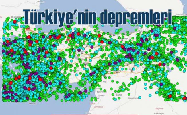Türkiye'nin deprem haritası | Kırılmadık yer kalmamış