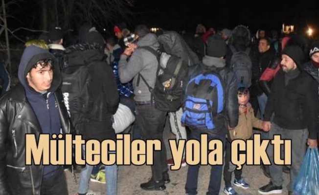 Göçmenlere Avrupa kapıları açıldı! Sınıra yürüyorlar