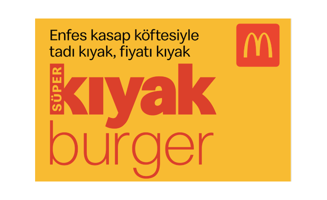 McDonald’s’tan yeni menü: Süperkıyak Burger