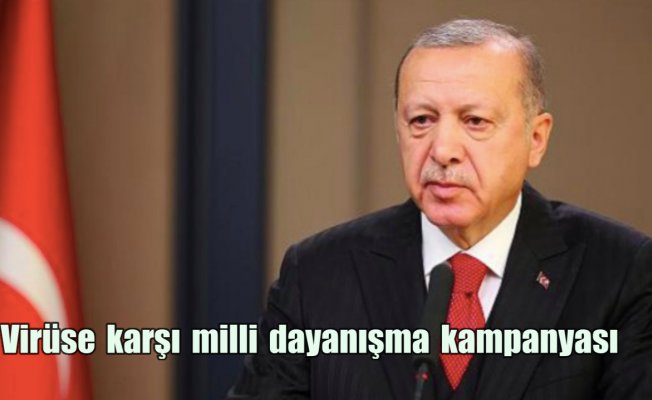 Cumhurbaşkanı Erdoğan ‘milli dayanışma’ kampanyası başlattı!