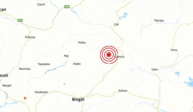 Bingöl Karlıova'da deprem oldu | Karlıova Kazanlı 4.4 ile sallandı