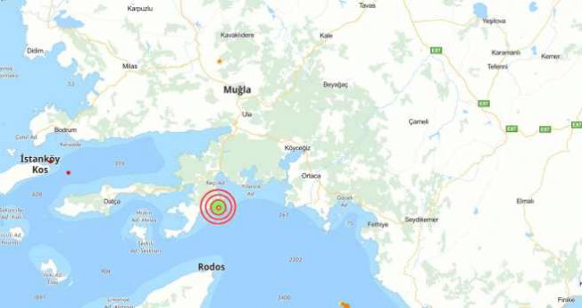 Marmaris'te deprem | Muğla Marmaris 5.6 ile sallandı