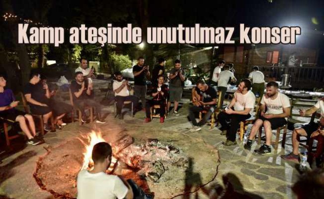 Haluk Levent sözünü unutmadı | Kamp ateşinde konser verdi 