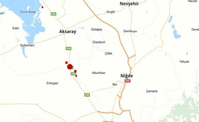 Aksaray'da deprem, Aksaray Akçakent 4.4 ile sallandı