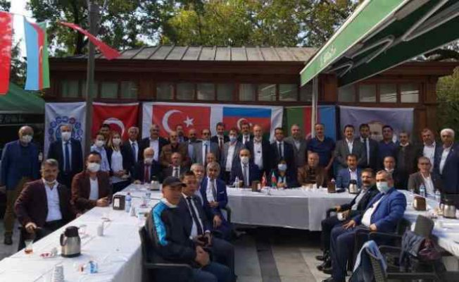 Sürgün'deki Doğu Türkistan'dan Azerbaycan'a destek