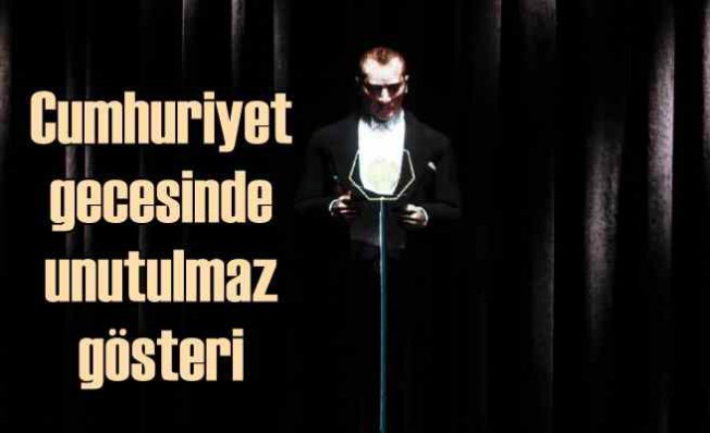 Türkiye'nin ilk Atatürk hologramıyla Cumhuriyet kutlaması