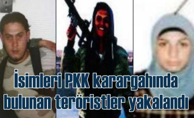 İstanbul'da yakalandılar | İsimleri terör örgütü karargahında bulunmuştu
