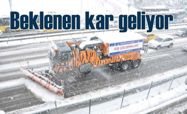 İstanbul kar yağışına hazır | Yarın kar bekleniyor