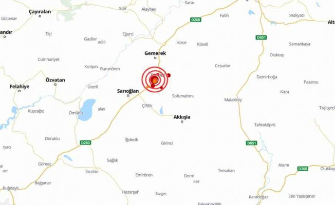 Sivas'ta deprem oldu | Gemerek 4.4 ile sallandı