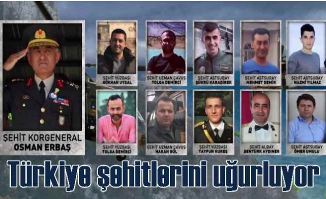 Türkiye Bitlis şehitlerini uğurluyor | Ankara'da hüzünlü tören