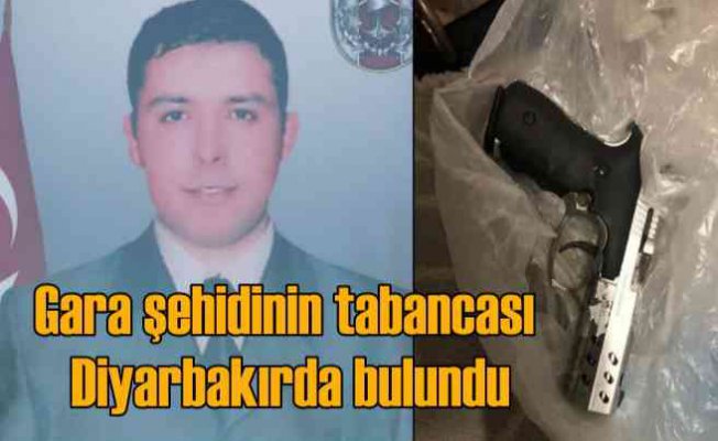Gara Şehidi Hüseyin sarı'nın tabancası Diyarbakır'da bulundu