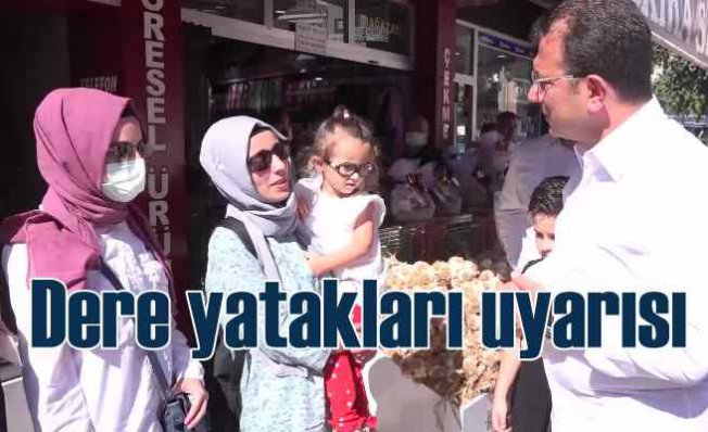 İmamoğlu | İstanbul'da yüzbinlerce kişi dere yataklarında