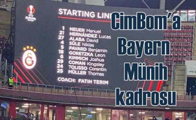 Galatasaray'a Bayern Münih kadrosunu yazdılar