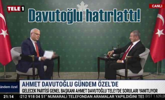 Davutoğlu, Erdoğan'ın şehit babasına söylediği sözü hatırlattı