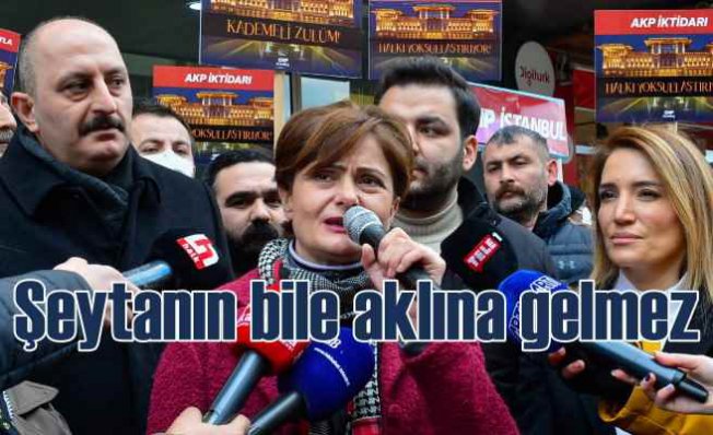 CHP'den elektrik zammı protestosu | Şeytanın bile aklına gelmez