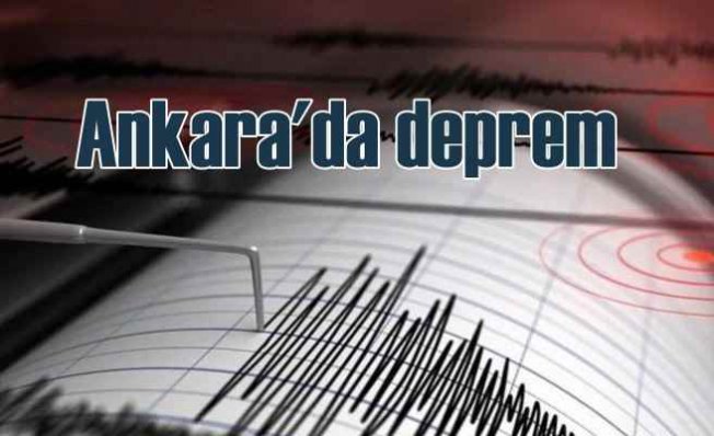 Ankara'da deprem oldu | Çubuk 3.8 ile sallandı