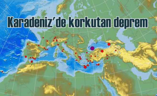 Kara Deniz'de deprem oldu | İstanbul'da hissedildi
