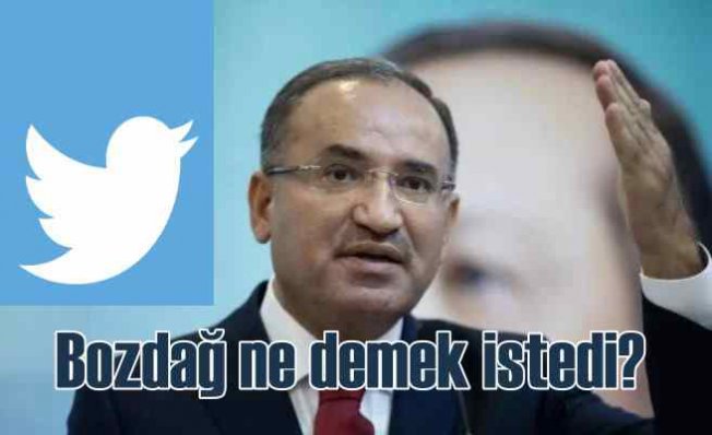 Adalet Bakanı Bozdağ'dan kafa karıştıran açıklama