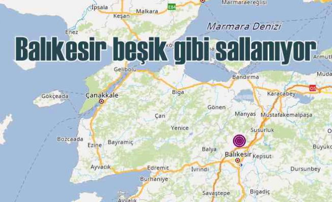 Balıkesir'de deprem fırtınası | Önce 4.3, ardından 4.9