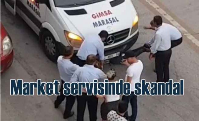 Gimsa Market Servis'nde skandal | 5 lira eksik diye yaşlı adamı indirdiler