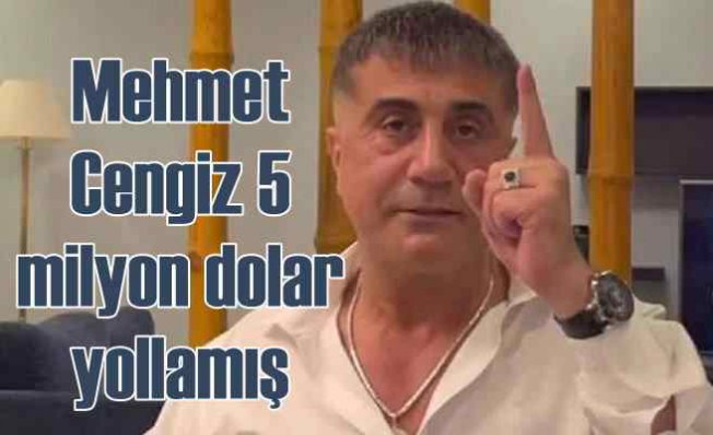 Mehmet Cengiz, Sedat Peker'e 5 milyon dolar göndermiş