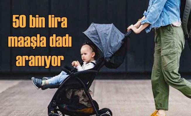 Zengin aileler 50 bin lira maaşla Türk dadı arıyor