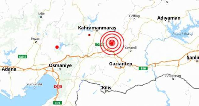 Kahramanmaraş'ta deprem | Pazarcık 4.4 ile sallandı